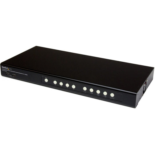 StarTech.com 4 Port DVI USB KVM Switch with Dual DVI Console and Quad-View 4-in-1 Display SV431DVIUAQV