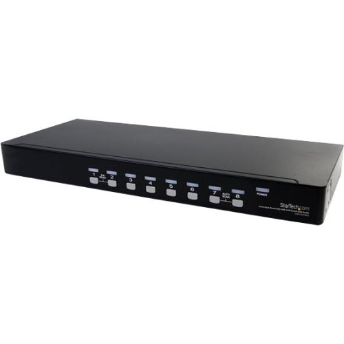 StarTech.com 8 Port Rackmount USB VGA KVM Switch w/ Audio SV831DUSBAU