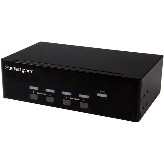 StarTech.com 4-port KVM Switch with Dual VGA and 2-port USB Hub - USB 2.0 SV431DVGAU2A