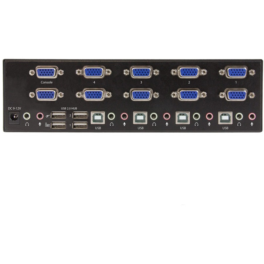 StarTech.com 4-port KVM Switch with Dual VGA and 2-port USB Hub - USB 2.0 SV431DVGAU2A