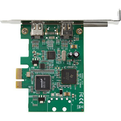 StarTech.com 2 Port 1394a PCI Express FireWire Card - TI TSB82AA2 Chipset - Plug-and-Play - PCIe FireWire Adapter (PEX1394A2V2) PEX1394A2V2