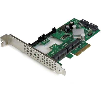 StarTech.com 2 Port PCI Express 2.0 SATA III 6Gbps RAID Controller Card w/ 2 mSATA Slots and HyperDuo SSD Tiering PEXMSATA3422