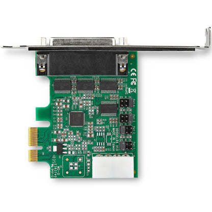 StarTech.com 4-port PCI Express RS232 Serial Adapter Card - PCIe to Serial DB9 RS-232 Controller Card - 16950 UART - Windows/Linux PEX4S953