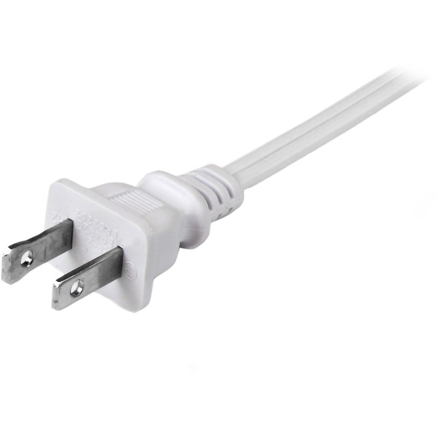 Star Tech.com 6 ft White Standard Laptop Power Cord - NEMA 1-15P to C7 PXT101NB6W