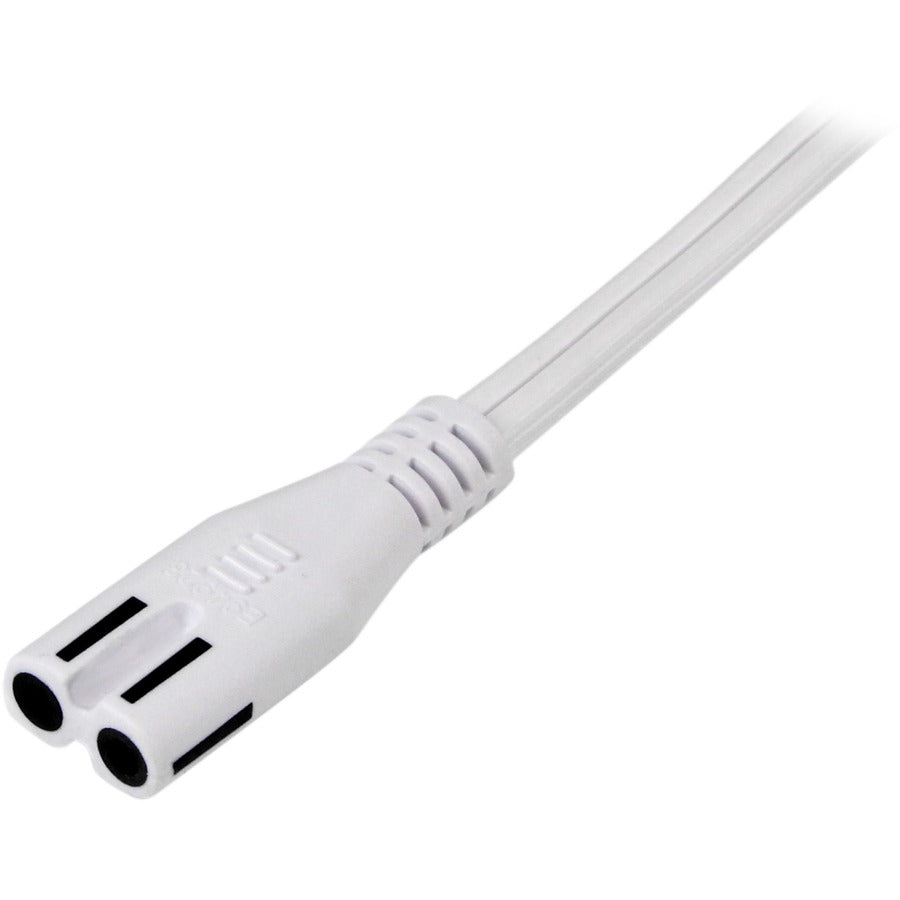 Star Tech.com 6 ft White Standard Laptop Power Cord - NEMA 1-15P to C7 PXT101NB6W