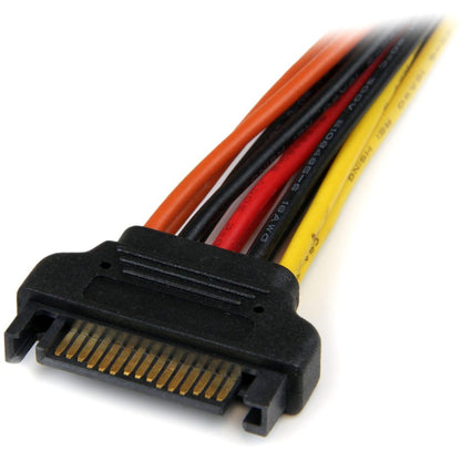 Star Tech.com 6in Latching SATA Power Y Splitter Cable Adapter - M/F PYO2LSATA