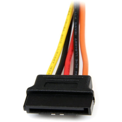 Star Tech.com 6in Latching SATA Power Y Splitter Cable Adapter - M/F PYO2LSATA