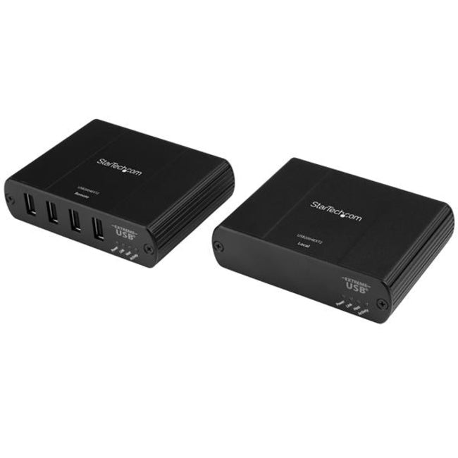 StarTech.com Newer version is USB2004EXT2NA - USB Over Ethernet Extender - 4 Port - Cat5 or Cat6 - Up to 330' - USB Over CAT5 Extender USB2004EXT2