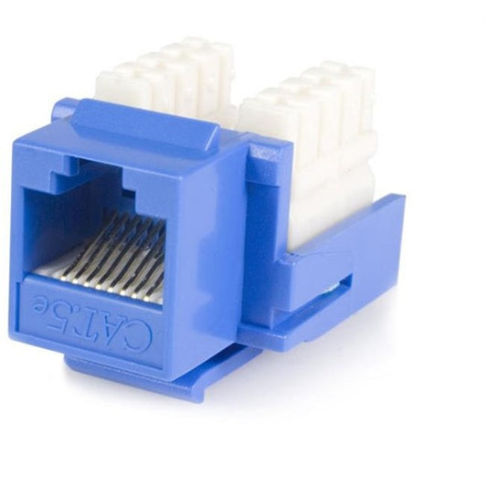 StarTech.com StarTech.com Cat5e RJ45 Keystone Jack Blue - 110 Type 110 Type Cat. 5 Keystone Jack A+B - Network Connector - RJ-45 KEYSTONE110B