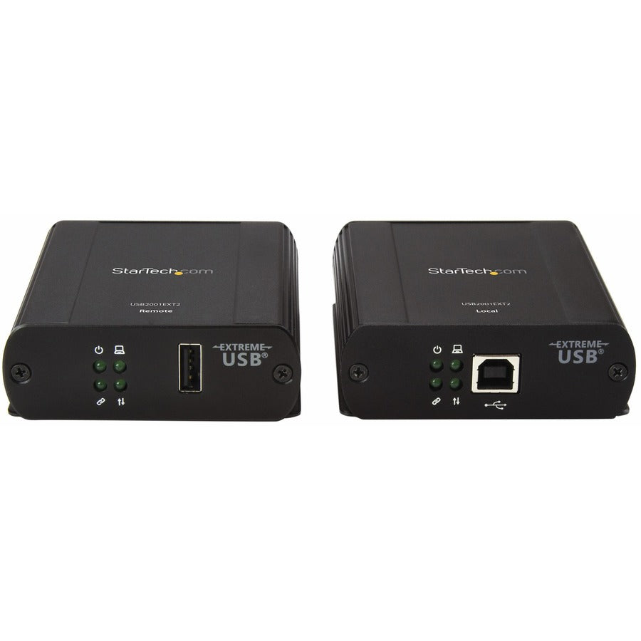 StarTech.com Newer version is USB2001EXT2NA - 1 Port USB 2.0 over Cat5 / Cat6 Ethernet Extender - up to 330ft (100m) USB2001EXT2