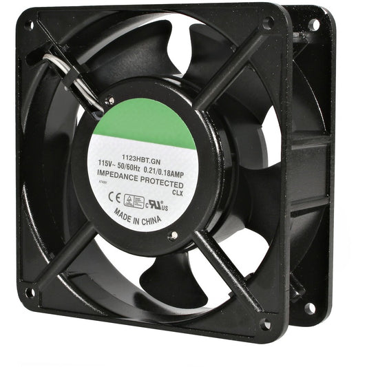 StarTech.com 120mm Axial Rack Muffin Fan for Server Cabinet - 115V - AC Cooling - Low Noise & Quiet PC Computer Case Fan (ACFANKIT12) ACFANKIT12