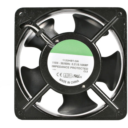 StarTech.com 120mm Axial Rack Muffin Fan for Server Cabinet - 115V - AC Cooling - Low Noise & Quiet PC Computer Case Fan (ACFANKIT12) ACFANKIT12