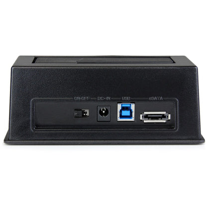 StarTech.com eSATA / USB 3.0 SATA III Hard Drive Docking Station SSD / HDD with UASP SDOCKU33EBV