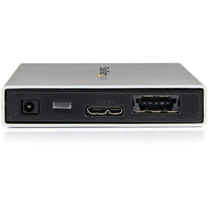 StarTech.com 2.5" External Hard Drive Enclosure - Supports UASP - eSATAp or USB 3.0 - Aluminum - eSATA Enclosure - SSD/HDD S251SMU33EP