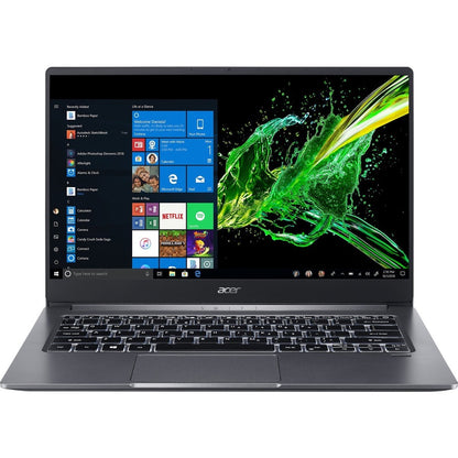 Acer Swift 3 SF314-57 SF314-57-59NQ 14" Notebook - Full HD - 1920 x 1080 - Intel Core i5 10th Gen i5-1035G4 Quad-core (4 Core) 1.10 GHz - 8 GB RAM - 512 GB SSD - Steel Gray NX.HJFAA.009