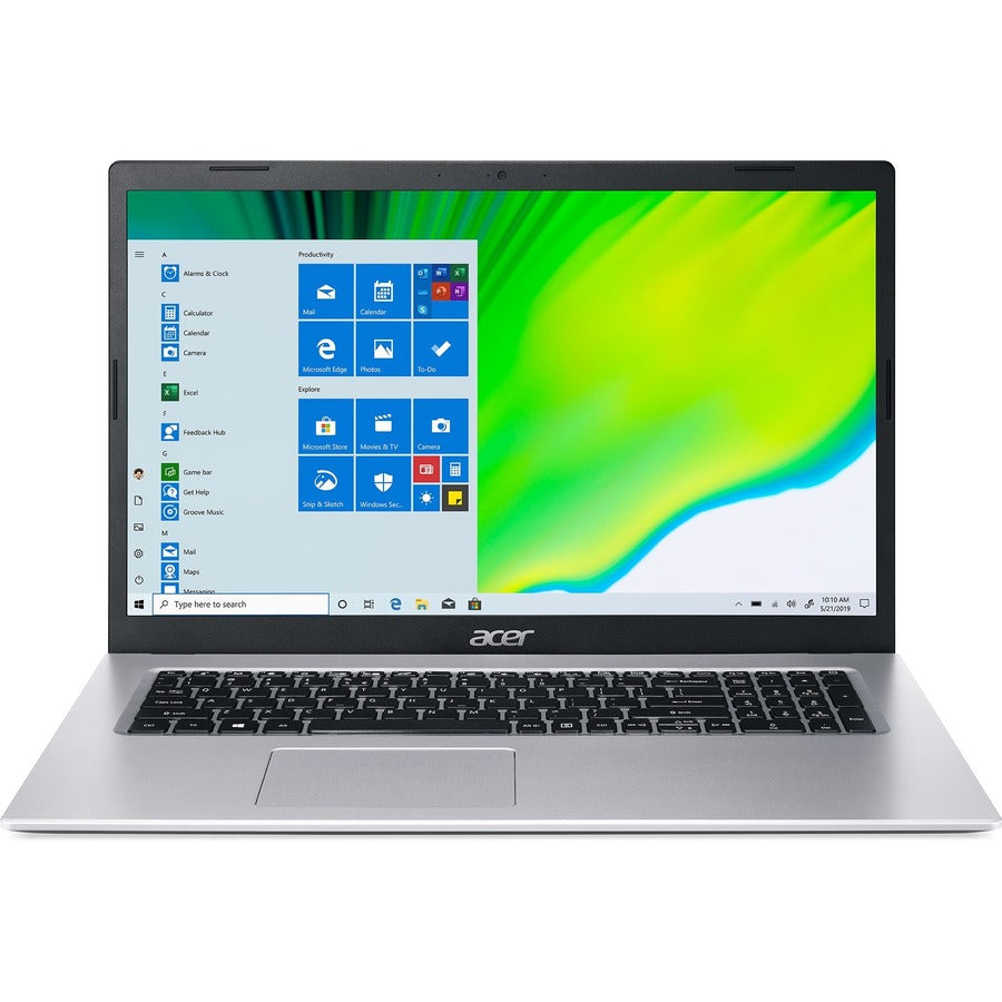 Acer Aspire 3 A317-33 A317-33-P594 17.3" Notebook - HD+ - 1600 x 900 - Intel Pentium Silver N6000 Quad-core (4 Core) 1.10 GHz - 8 GB RAM - 1 TB HDD - Pure Silver NX.A6TAA.002