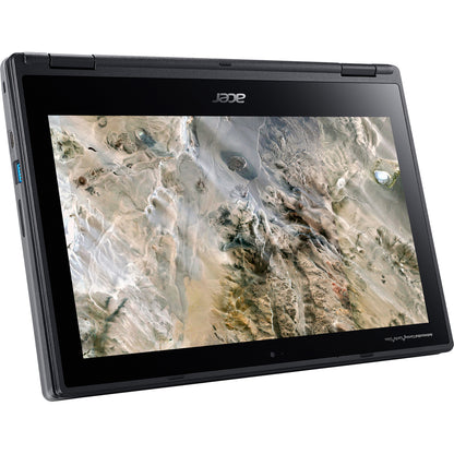 Acer Chromebook Spin 311 R721T R721T-28RM 11.6" Touchscreen 2 in 1 Chromebook - HD - 1366 x 768 - AMD A-Series 7th Gen A4-9120C Dual-core (2 Core) 1.60 GHz - 4 GB RAM - 32 GB Flash Memory - Shale Black NX.HBRAA.001