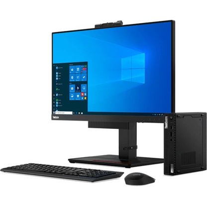 Lenovo ThinkCentre M90q 11CR003LUS Desktop Computer - Intel Core i9 10th Gen i9-10900 Deca-core (10 Core) 2.80 GHz - 16 GB RAM DDR4 SDRAM - 512 GB SSD - Tiny - Black 11CR003LCA