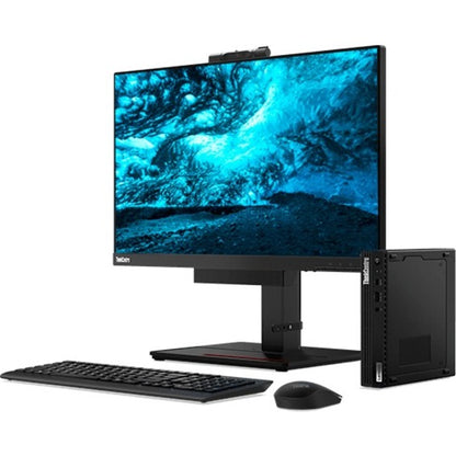 Lenovo ThinkCentre M90q 11CR003LUS Desktop Computer - Intel Core i9 10th Gen i9-10900 Deca-core (10 Core) 2.80 GHz - 16 GB RAM DDR4 SDRAM - 512 GB SSD - Tiny - Black 11CR003LCA