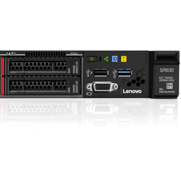 Lenovo ThinkSystem SR630 7X02A0CKNA 1U Rack Server - 1 x Intel Xeon Gold 5218 2.30 GHz - 32 GB RAM - Serial ATA/600 Controller 7X02A0CKNA