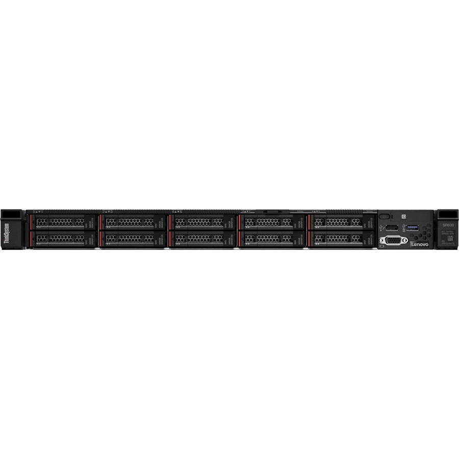 Lenovo ThinkSystem SR630 7X02A0CKNA 1U Rack Server - 1 x Intel Xeon Gold 5218 2.30 GHz - 32 GB RAM - Serial ATA/600 Controller 7X02A0CKNA