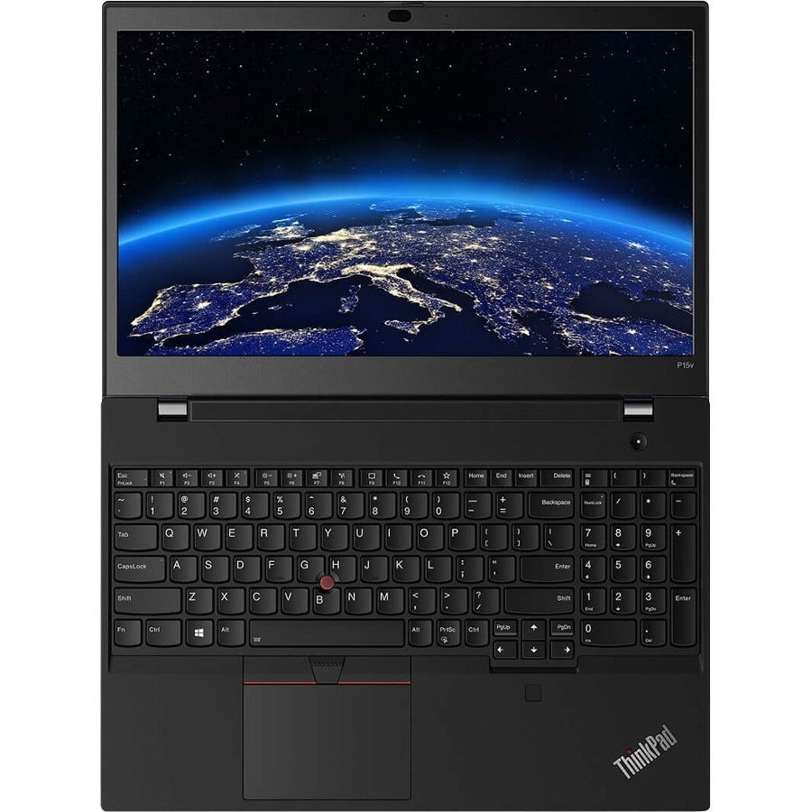 Lenovo ThinkPad P15v Gen 1 20TQ001PUS 15.6" Mobile Workstation - 4K UHD - 3840 x 2160 - Intel Core i7 10th Gen i7-10850H Hexa-core (6 Core) 2.70 GHz - 16 GB Total RAM - 512 GB SSD - Glossy Black 20TQ001PUS