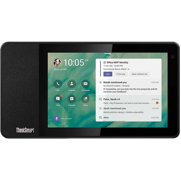 Lenovo ThinkSmart View ZA840013US Tablet - 8" HD - Octa-core (8 Core) 1.80 GHz - 2 GB RAM - 8 GB Storage - Android 8.1 Oreo - Business Black ZA840013US