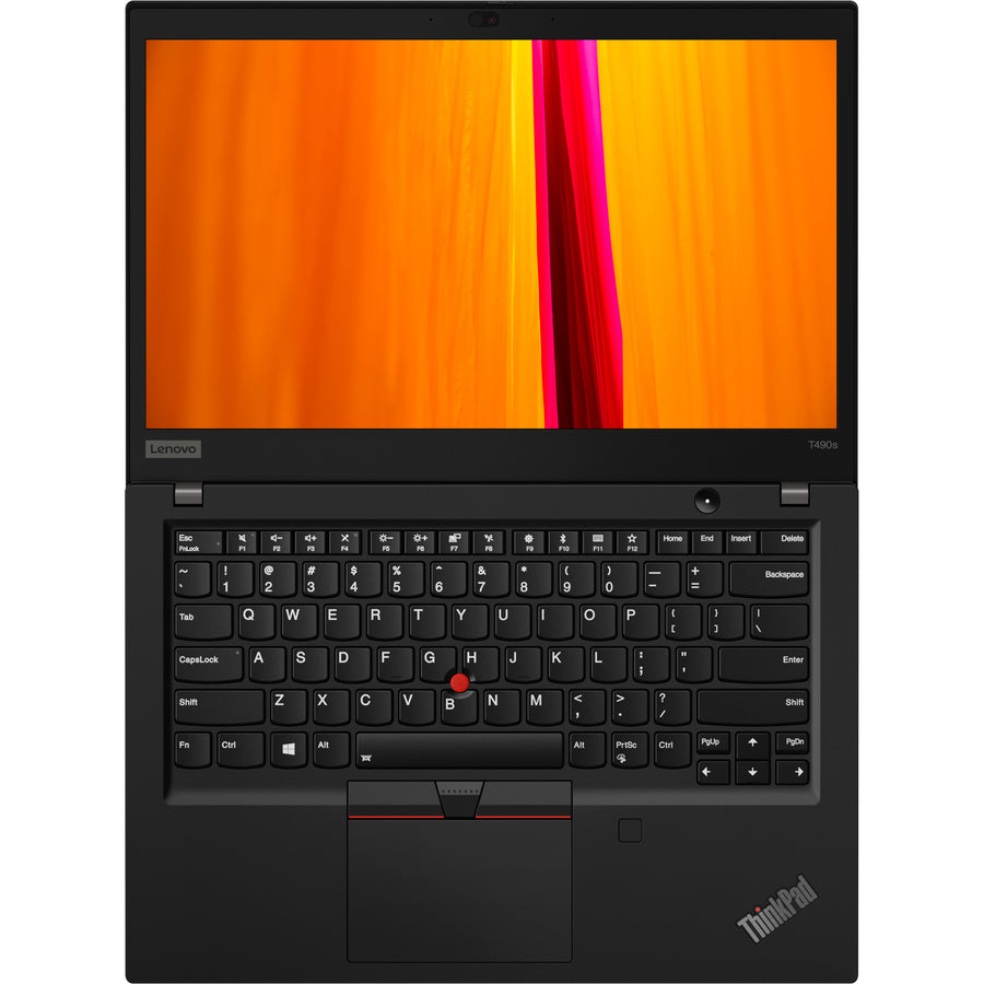 Lenovo ThinkPad T490s 20NX002XCA 14" Notebook - 1920 x 1080 - Intel Core i7 8th Gen i7-8665U Quad-core (4 Core) 1.90 GHz - 8 GB Total RAM - 256 GB SSD - Black 20NX002XCA