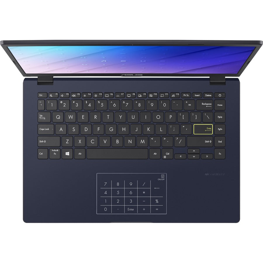 Asus E410 E410MA-QP1S-CB 14" Notebook - Full HD - 1920 x 1080 - Intel Pentium N5030 Quad-core (4 Core) 1.10 GHz - 8 GB RAM - 256 GB SSD - Star Black, Black E410MA-QP1S-CB