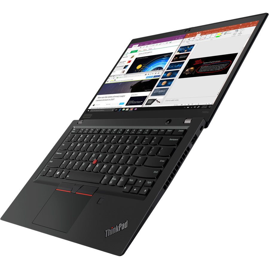 Lenovo ThinkPad T495s 20QJ0007CA 14" Touchscreen Notebook - 1920 x 1080 - AMD Ryzen 7 3700U Quad-core (4 Core) 2.30 GHz - 16 GB Total RAM - 512 GB SSD - Black 20QJ0007CA