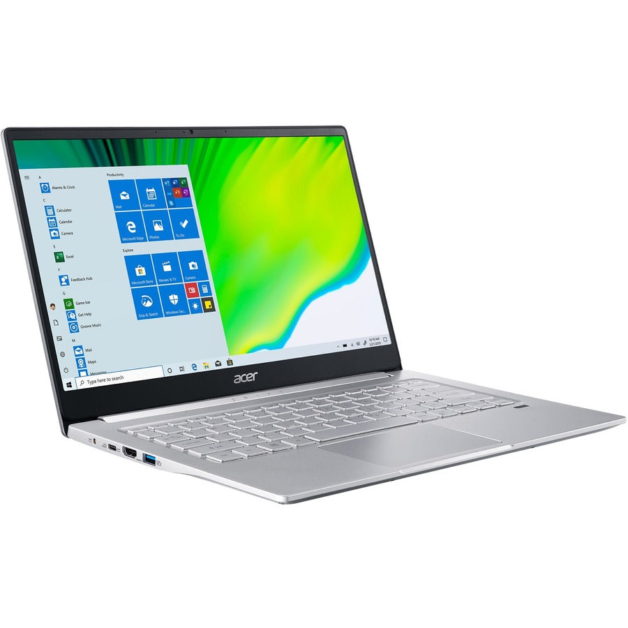 Acer Swift 3 SF314-42 SF314-42-R5SC 14" Notebook - Full HD - 1920 x 1080 - AMD Ryzen 5 4500U Hexa-core (6 Core) 2.30 GHz - 8 GB RAM - 512 GB SSD - Pure Silver NX.HSEAA.008