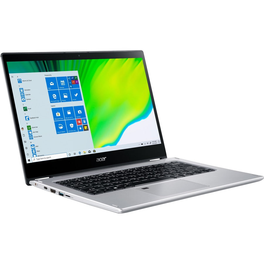 Acer Spin 3 SP314-21 SP314-21-R1H8 14" Touchscreen 2 in 1 Notebook - Full HD - 1920 x 1080 - AMD Ryzen 7 3700U Quad-core (4 Core) 2.30 GHz - 8 GB RAM - 512 GB SSD - Pure Silver NX.A4FAA.004