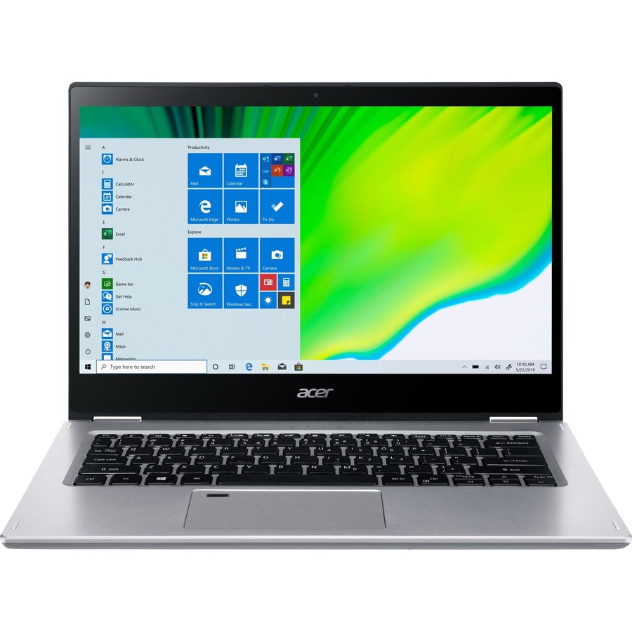 Acer Spin 3 SP314-21 SP314-21-R1H8 14" Touchscreen 2 in 1 Notebook - Full HD - 1920 x 1080 - AMD Ryzen 7 3700U Quad-core (4 Core) 2.30 GHz - 8 GB RAM - 512 GB SSD - Pure Silver NX.A4FAA.004