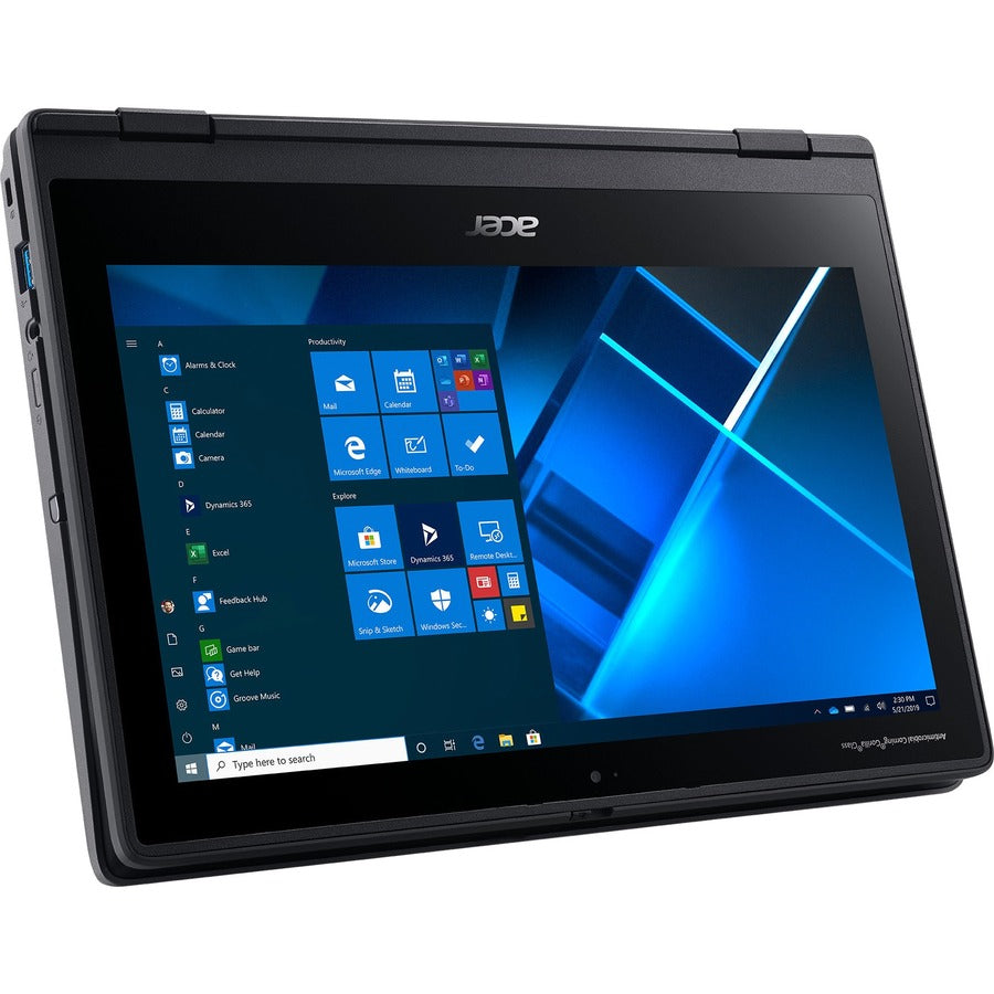 Acer TravelMate Spin B3 B311RN-31 TMB311RN-31-C4SU 11.6" Touchscreen 2 in 1 Notebook - Full HD - 1920 x 1080 - Intel Celeron N4120 Quad-core (4 Core) 1.10 GHz - 4 GB RAM - 128 GB Flash Memory - Shale Black NX.VN2AA.001