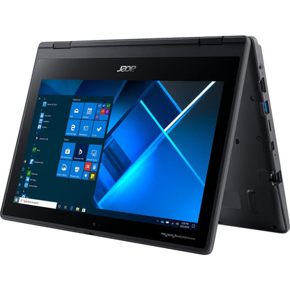 Acer TravelMate Spin B3 B311RN-31 TMB311RN-31-C4SU 11.6" Touchscreen 2 in 1 Notebook - Full HD - 1920 x 1080 - Intel Celeron N4120 Quad-core (4 Core) 1.10 GHz - 4 GB RAM - 128 GB Flash Memory - Shale Black NX.VN2AA.001