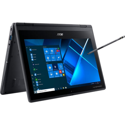 Acer TravelMate Spin B3 B311RN-31 TMB311RN-31-C4SU 11.6" Touchscreen 2 in 1 Notebook - Full HD - 1920 x 1080 - Intel Celeron N4120 Quad-core (4 Core) 1.10 GHz - 4 GB RAM - 128 GB Flash Memory - Shale Black NX.VN2AA.001