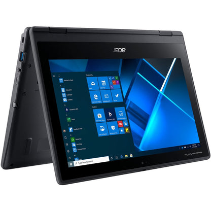 Acer TravelMate Spin B3 B311RN-31 TMB311RN-31-C4SU 11.6" Touchscreen 2 in 1 Notebook - Full HD - 1920 x 1080 - Intel Celeron N4120 Quad-core (4 Core) 1.10 GHz - 4 GB RAM - 128 GB Flash Memory - Shale Black NX.VN2AA.001