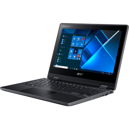 Acer TravelMate Spin B3 B311RN-31 TMB311RN-31-C4SU 11.6" Touchscreen 2 in 1 Notebook - Full HD - 1920 x 1080 - Intel Celeron N4120 Quad-core (4 Core) 1.10 GHz - 4 GB RAM - 128 GB Flash Memory - Shale Black NX.VN2AA.001