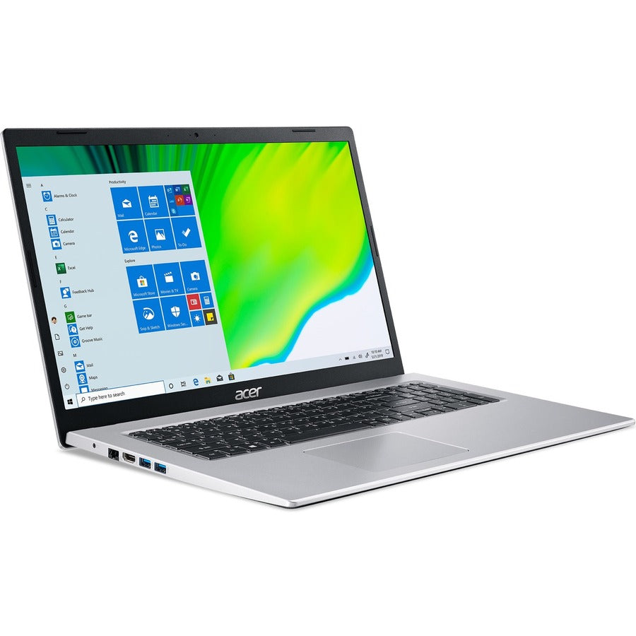 Acer Aspire 3 A317-33 A317-33-P9JT 17.3" Notebook - HD+ - 1600 x 900 - Intel Pentium Silver N6000 Quad-core (4 Core) 1.10 GHz - 8 GB RAM - 256 GB SSD - Pure Silver NX.A6TAA.001