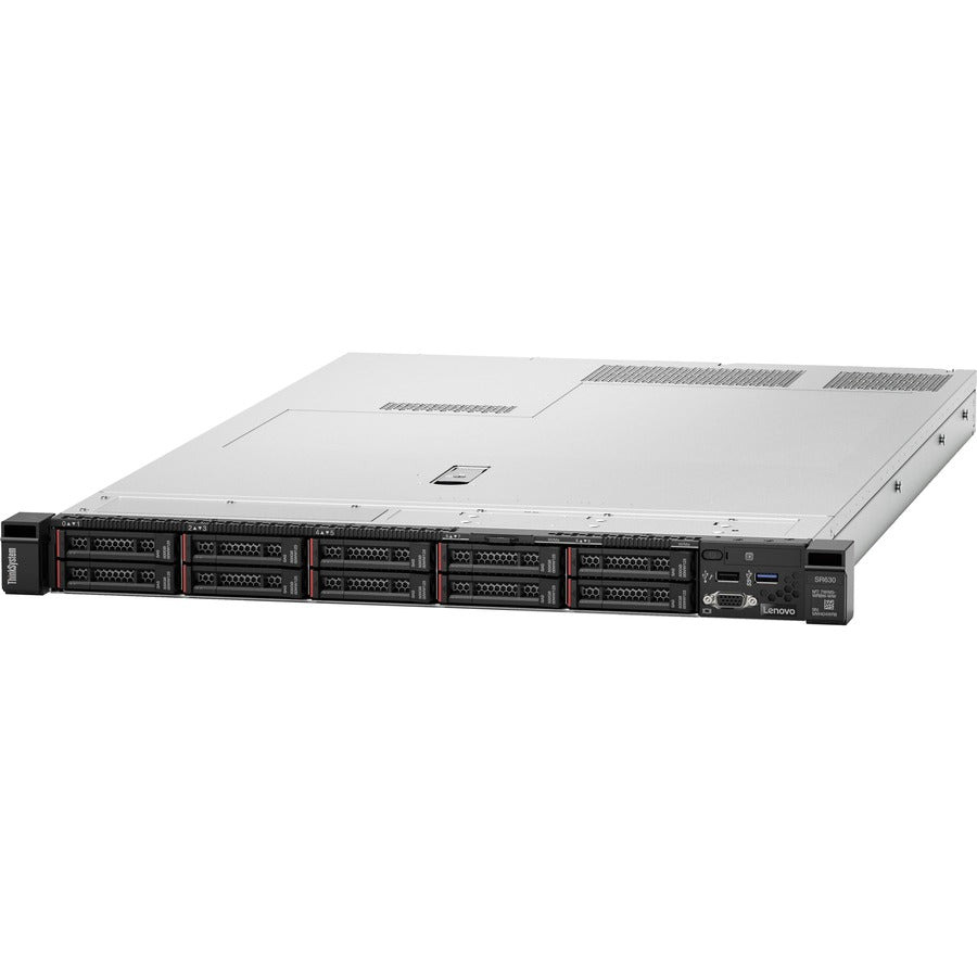 Lenovo ThinkSystem SR630 7X02A0CENA 1U Rack Server - 1 x Intel Xeon Silver 4208 2.10 GHz - 16 GB RAM - Serial ATA/600 Controller 7X02A0CENA