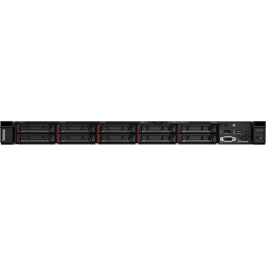 Lenovo ThinkSystem SR630 7X02A0CENA 1U Rack Server - 1 x Intel Xeon Silver 4208 2.10 GHz - 16 GB RAM - Serial ATA/600 Controller 7X02A0CENA