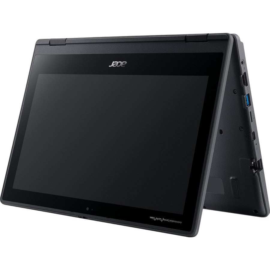 Acer TravelMate Spin B3 B311R-31 TMB311R-31-C6M4 11.6" Touchscreen 2 in 1 Notebook - HD - 1366 x 768 - Intel Celeron N4120 Quad-core (4 Core) 1.10 GHz - 4 GB RAM - 128 GB Flash Memory - Shale Black NX.VN8AA.001