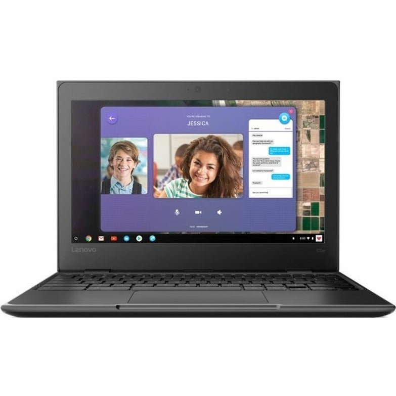 Lenovo 100e Chromebook 2nd Gen 82CD0004CF 11.6" Chromebook - HD - 1366 x 768 - AMD A-Series A4-9120C Dual-core (2 Core) 1.60 GHz - 4 GB Total RAM - 32 GB Flash Memory - Black, Gray 82CD0004CF