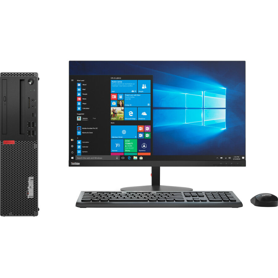 Lenovo ThinkCentre M920s 10SJ000LUS Desktop Computer - Intel Core i5 8th Gen i5-8500 3 GHz - 8 GB RAM DDR4 SDRAM - 256 GB SSD - Small Form Factor 10SJ000LUS