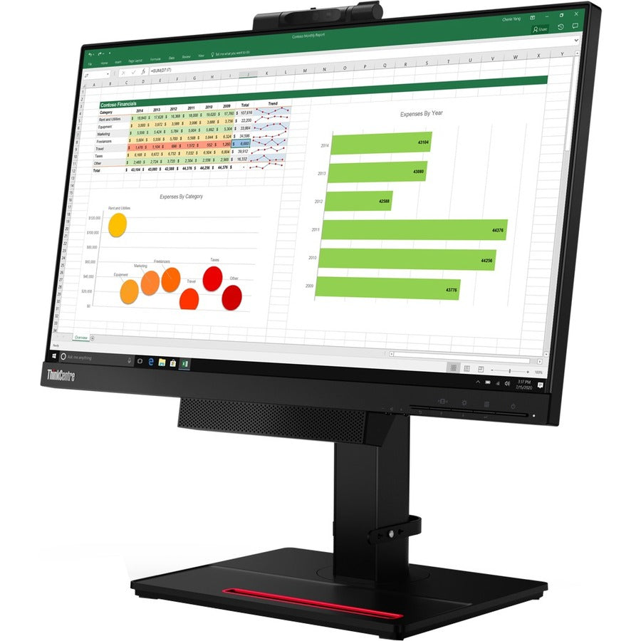 Lenovo ThinkCentre Tiny-In-One 24 Gen 4 23.8" Full HD WLED LCD Monitor - 16:9 - Black 11GDPAR1US