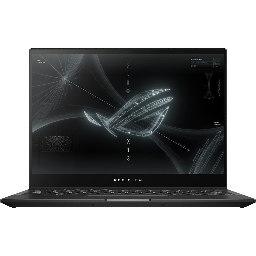 Asus ROG Flow X13 GV301 GV301QH-XS98-B 13.4" Touchscreen Gaming Notebook - WQUXGA - 3840 x 2400 - AMD Ryzen 9 5980HS 3.10 GHz - 32 GB RAM - 1 TB SSD - Off Black GV301QH-XS98-B