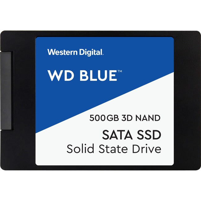 WD Blue 3D NAND 500GB PC SSD - SATA III 6 Gb/s 2.5"/7mm Solid State Drive WDS500G2B0A