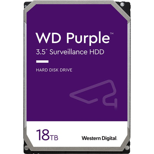 WD Purple WD180PURZ 18 TB Hard Drive - 3.5" Internal - SATA (SATA/600) WD180PURZ