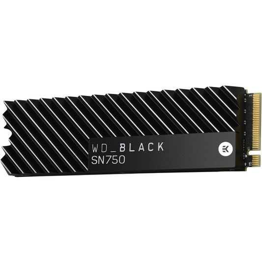 WD Black SN750 WDS500G3XHC 500 GB Solid State Drive with Heatsink - PCI Express (PCI Express 3.0 x4) - 300 TB (TBW) - Internal - M.2 2280 WDS500G3XHC