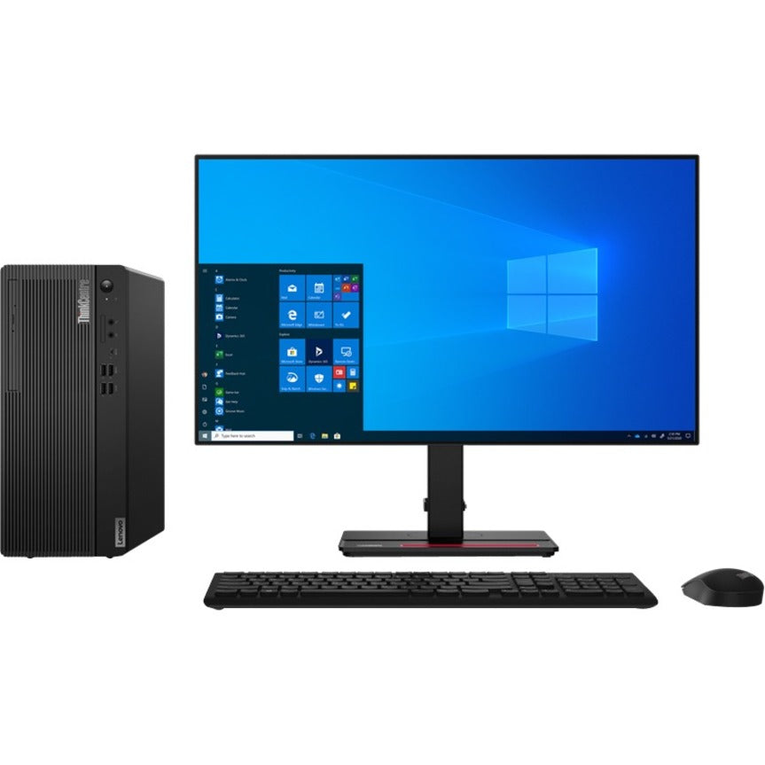 Lenovo ThinkCentre M80t 11CS000FUS Desktop Computer - Intel Core i5 10th Gen i5-10500 Hexa-core (6 Core) 3.10 GHz - 16 GB RAM DDR4 SDRAM - 512 GB SSD - Tower - Raven Black 11CS000FUS